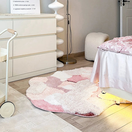 KENZAKI Sakura Snow Washable Rug from KENZAKI