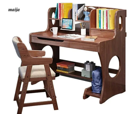 Jasper Full Wooden Study Desk Set from maija