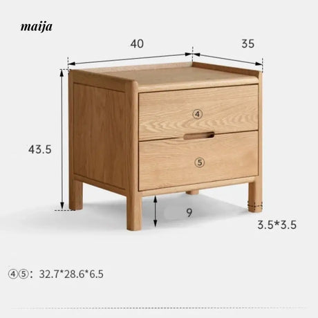 GENJI Meghan Bedside Table from GENJI