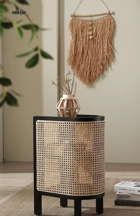 RATTAN CRAFTSMAN Scandinavian Sofa Bedside Table from RATTAN CRAFTSMAN