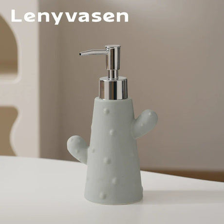 LENYVASEN Iris Ceramic Shower Gel Bottle from LENYVASEN