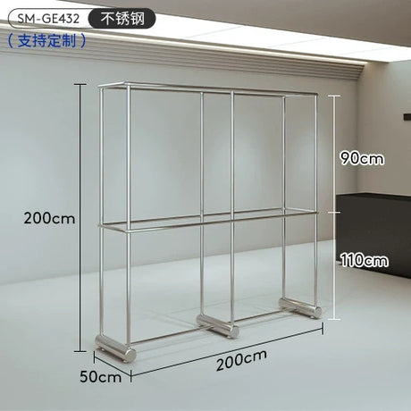 SM Charlotte Double-Layer Clothing Hanger Stand from SM