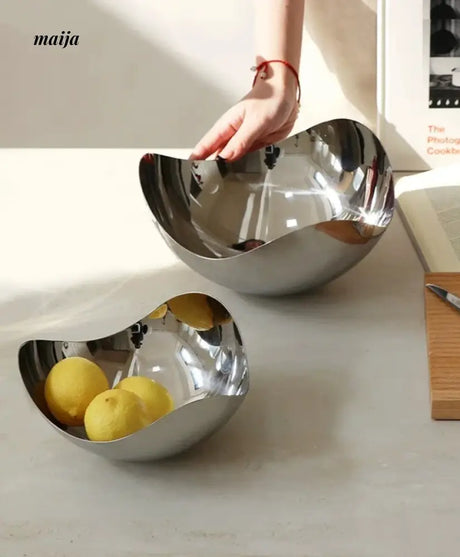 COLOURHUNTER Scandinavian Stainless Steel Fruit Bowl from maija