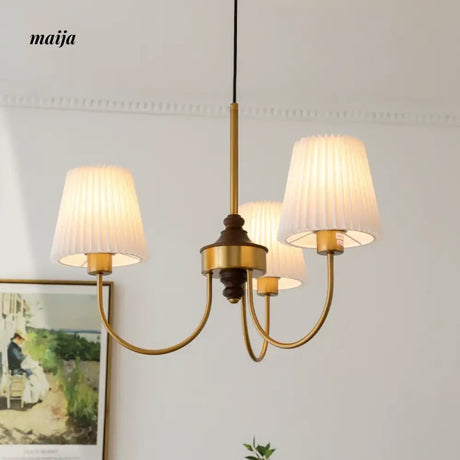 NANCY French Retro Chandelier Modern Bedroom Lamp from NANCY