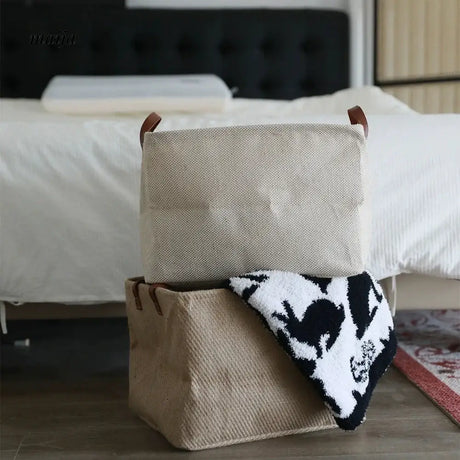 MUYE Square Woven Laundry Basket from RZONE