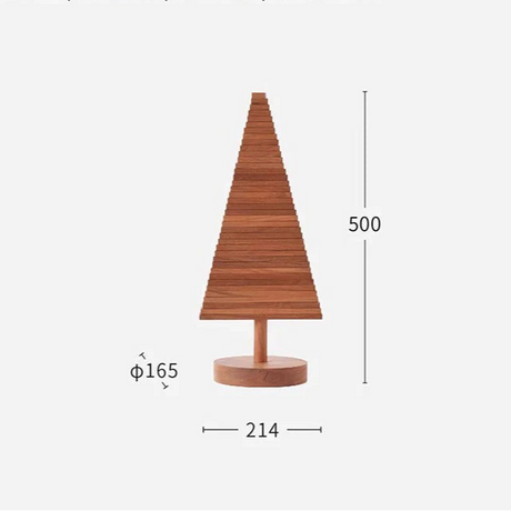 MUMO Hazel Solid Wood Christmas Tree Decor from MUMO