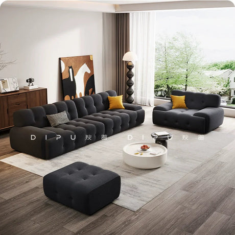 DIPU Leona Warm Cream Sponge Sofa from DIPU