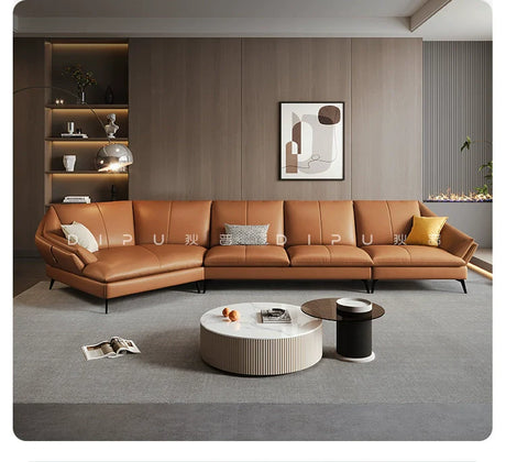 DIPU Jared Luxury Leather Corner Sofa from DIPU