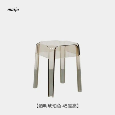 MIKA Acrylic Plastic Footstool from MIKA