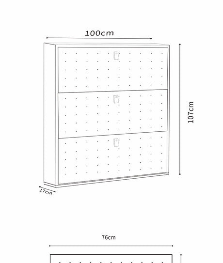 OGI NO RYOHIN Ultra-Thin Shoe Cabinet for Entryway from OGI NO RYOHIN