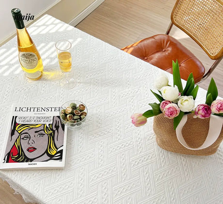 MAN YUE HOME Advanced French Dessert Tablecloth for Special Occasions from MAN YUE HOME