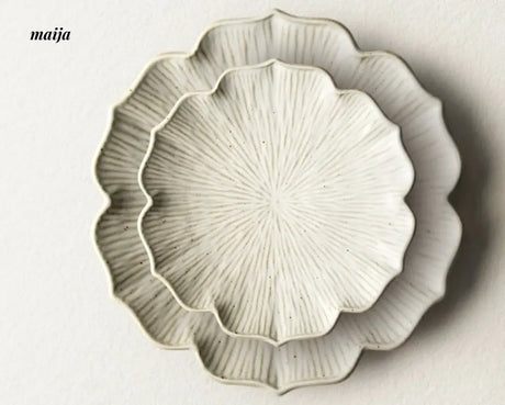 JOTO Handmade Japanese Dinner Plate Tableware from JOTO