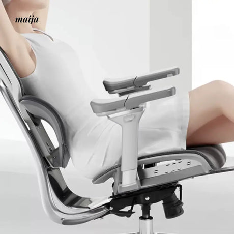 Black and White Ergonomic Office Chair from Hbada