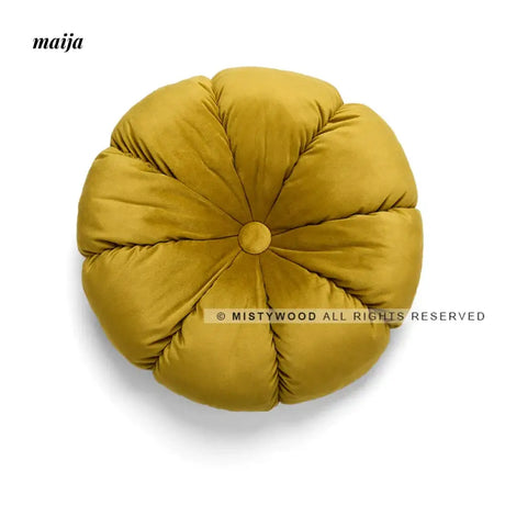 MISTYWOOD Circular Velvet Decorative Pillow from MISTYWOOD