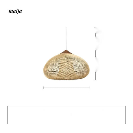 ZHONGSHAN Zen Rattan Chandelier for Restaurant from ZHONGSHAN