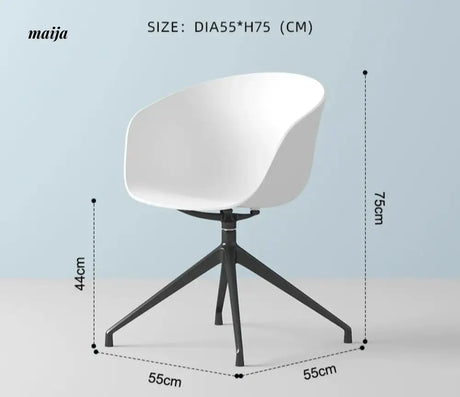 LOWERLEFT Rotating Computer Chair from Lower Left
