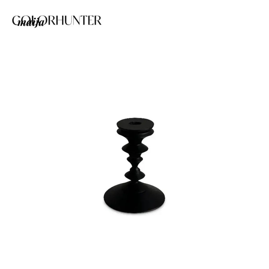 COLOURHUNTER Genuine Black Retro Candle Holder from COLOURHUNTER