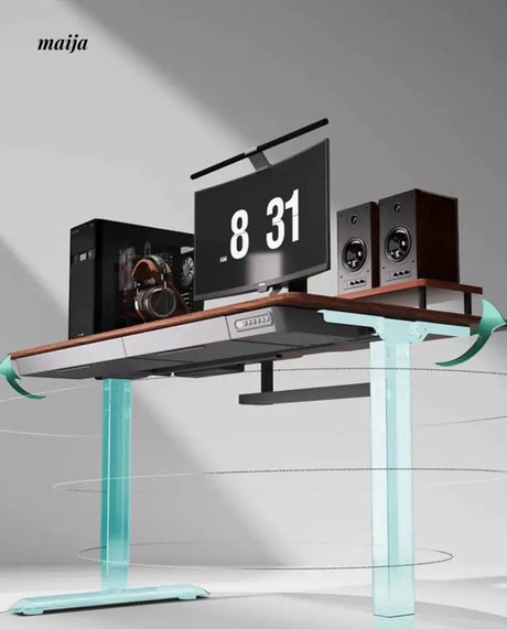 Black and White N3 Smart Electric Lift Table from Hbada