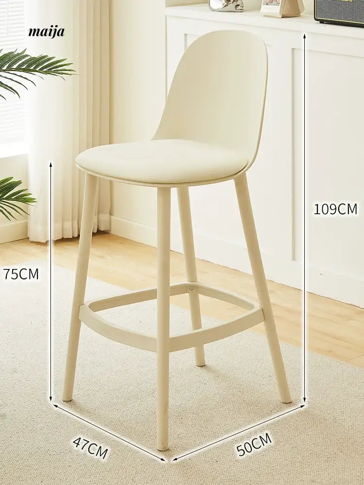 Colourful Plastic Bar Stool from BENCHAO