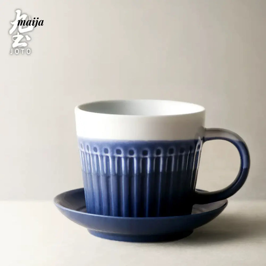 JOTO Eight Year Handmade Ceramics Couple Coffee Cup from JOTO