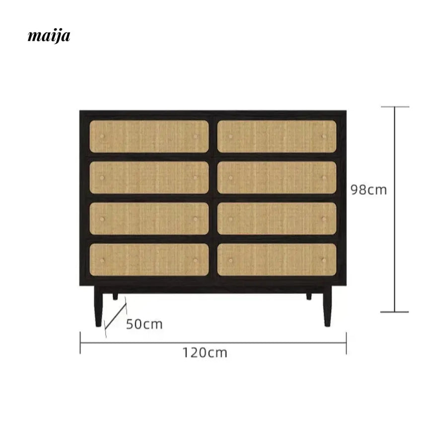 HARUNO Betty Rattan Drawer Cabinet from HARUNO