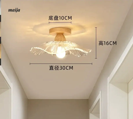 GVG Lotus Leaf Crystal Ceiling Light from GVG