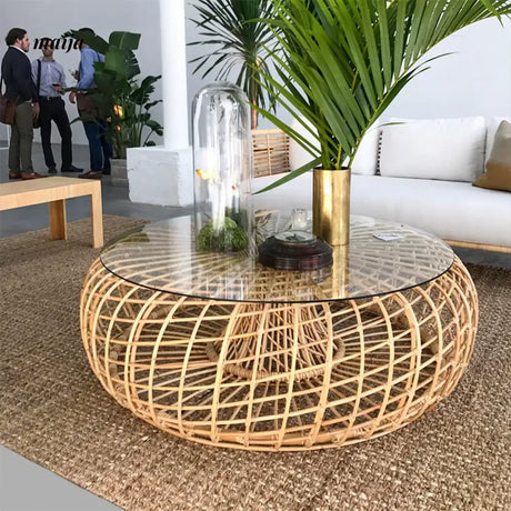 GERMAIN Estelle Rattan Sun Lounger from GERMAIN