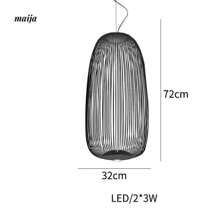 Bird Cage Slim Ceiling Light from maija