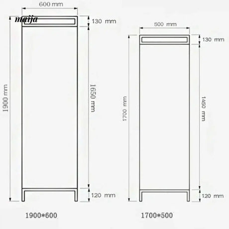 XIXI Rectangle Wood Frame Mirror from maija