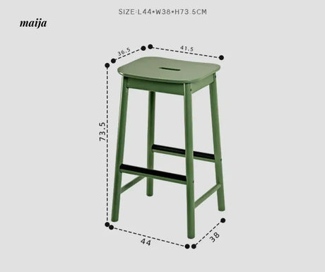MIKA Island Table Solid Wood Stool from MIKA