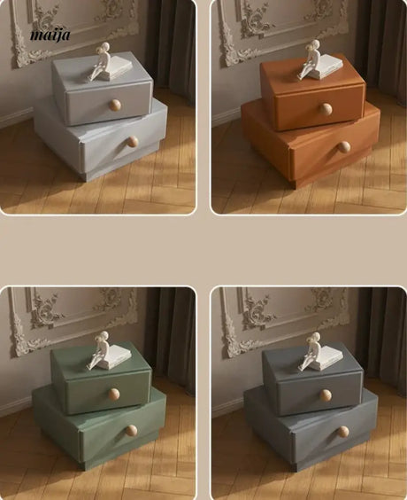 Jennings Rotating Bedside Table from Mufanli