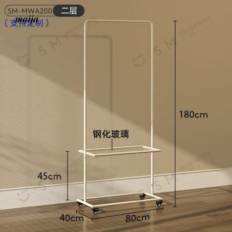 SM Scarlett Cream Style Movable Display Rack from SM