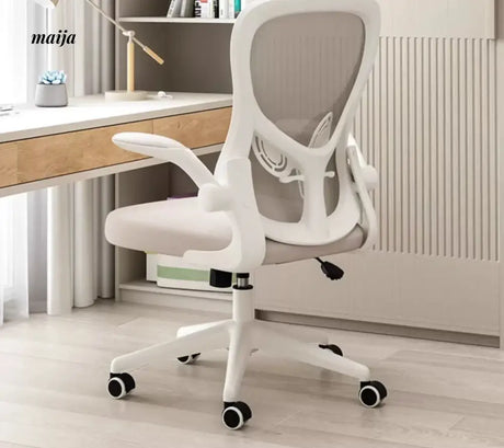Black and White Comfortable Study Chair from Kaiyashi