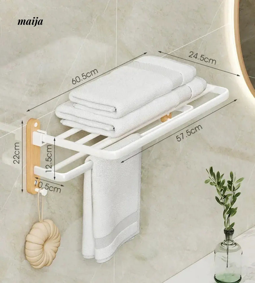 NHSJ Bath Towel Rack and Sanitary Napkin Holder from NHSJ