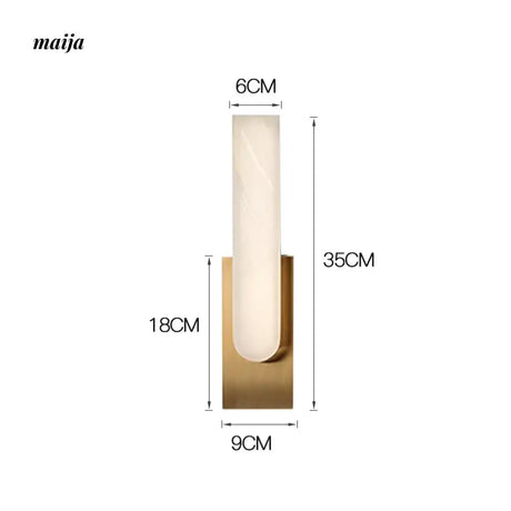 Hannie Rectangular Wall Scone from maija