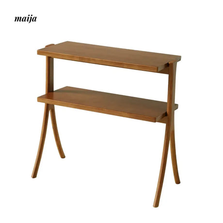 SLIGHTLYCOOL Angel Solid Wood Side Table with Bookshelf from SLIGHTLYCOOL