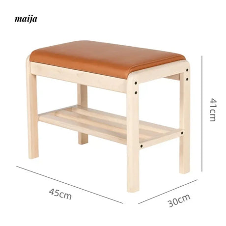 Eliot Solid Wood Shoe Changing Bench from maija