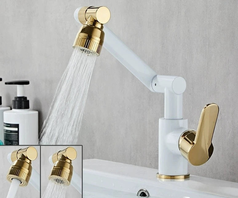 Universal Rotating Copper Washbasin Faucet from Kaiyashi