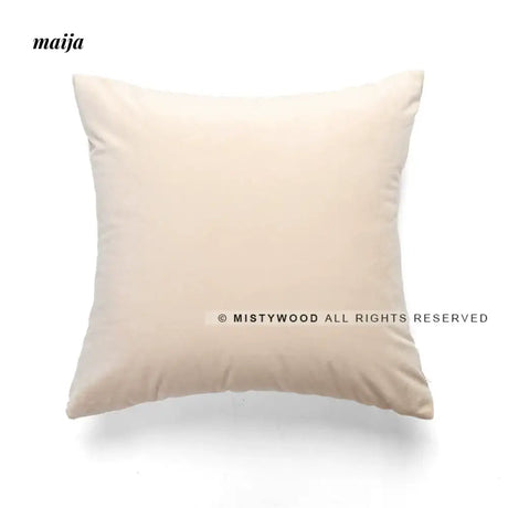 MISTYWOOD Modern Minimalist Leather Orange Pillow from MISTYWOOD