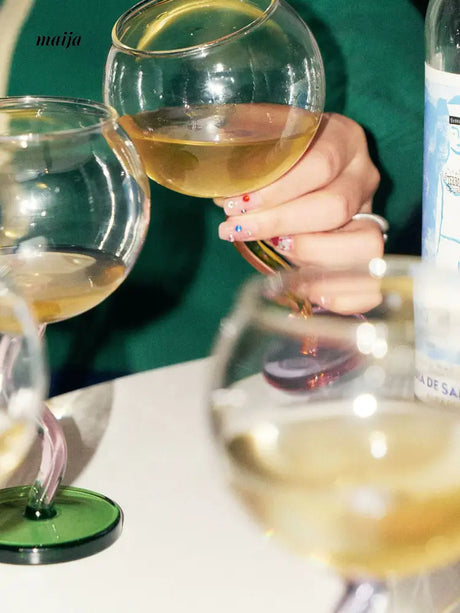 SOREMO Colourful Bubble Wine Glass from maija