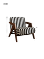 SMALL HIBISCUS Wabi-Sabi Retro Chair from SMALL HIBISCUS