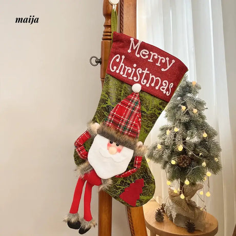 MELONGIRL High-end Christmas Socks Gift Bag from MELONGIRL