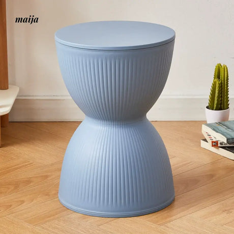 Pastel Hourglass Plastic Stool from Yishengtao