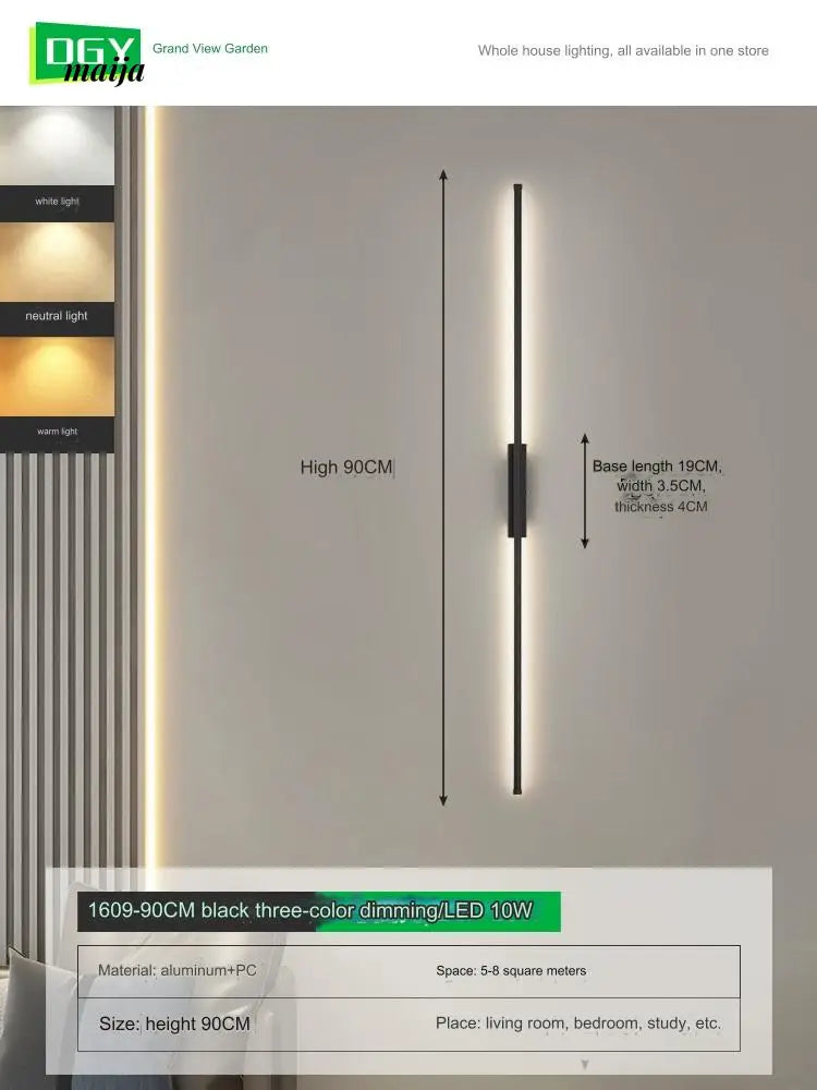 GVG Burke Long Line LED Wall Lamp from GVG