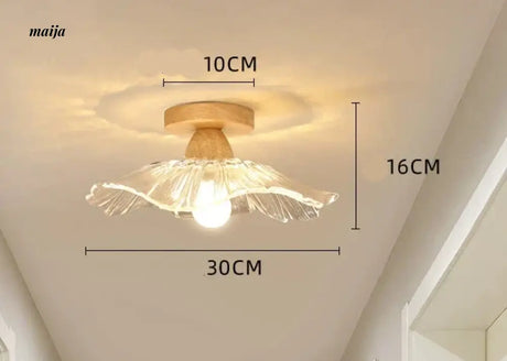 GVG Lotus Leaf Crystal Ceiling Light from GVG