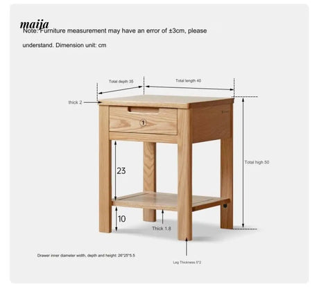 GENJI Evelyn Bedside Table from GENJI