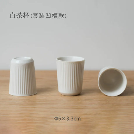 MUMO Mia White Porcelain Ceramic Tea Cup from MUMO