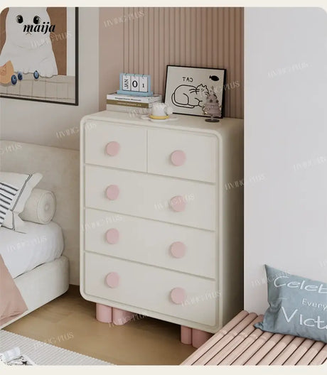 LIVINGPLUS Light Luxury Drawer Side Cabinet from LIVINGPLUS