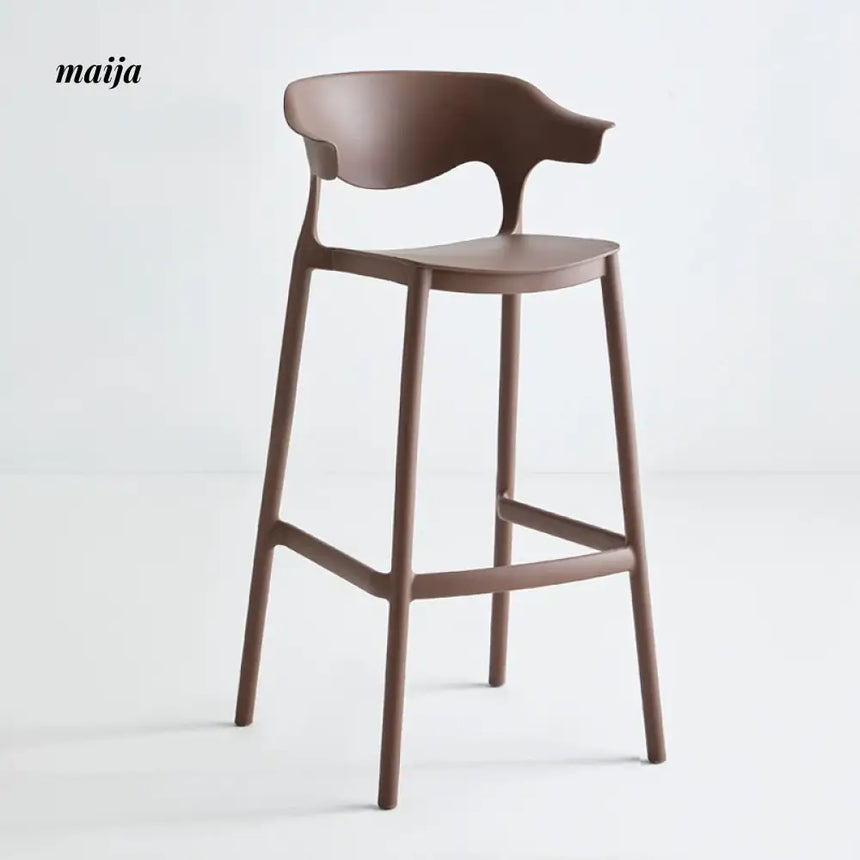 Lotus Plastic Bar Stool