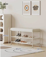 Shayla Cream Shoe Rack from Yeter